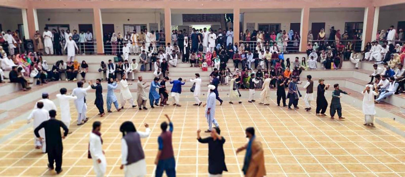 Cultural event at IUB at faculty of Arts.