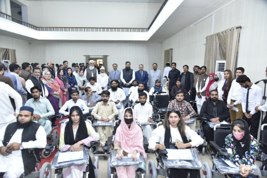 Prime Minister Pakistan Electric Wheelchair Scheme for special Students of IUB