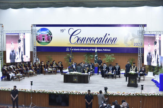 19th Convocation 2023 was held at Islamia University of Bahawalpur