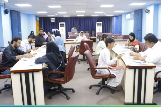 3-day activity of document verification and interviews under Chief Minister's Honhaar Scholarship Program held at IUB