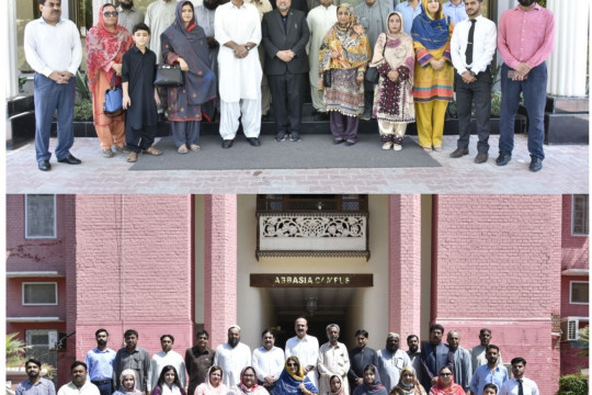 A delegation of teachers from Balochistan visited the Islamia University of Bahawalpur