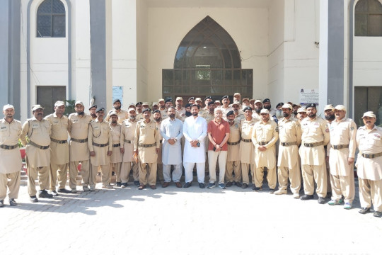 Chief Security Officer IUB Mr. Abdul Wadood reviewed various security matters in Bahawalnagar Campus