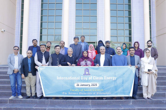 The Islamia University of Bahawalpur marked the "International Day of Clean Energy."