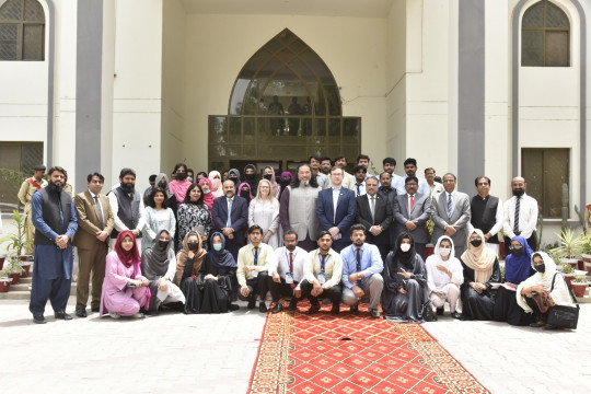 Consul General of the US Consulate in Lahore Mr. William K. Makaneole, visited the IUB Bahawalnagar Campus