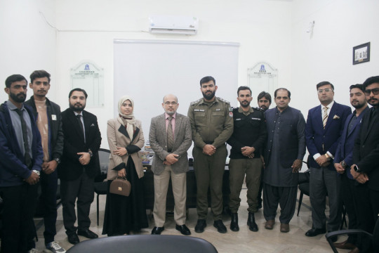 IUB organized a seminar titled "The Significance Of Criminology In Law Enforcement In Pakistan."