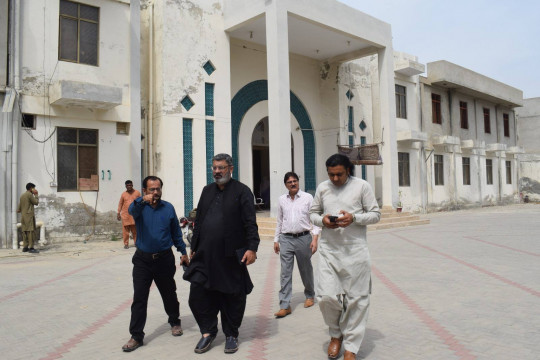 A team from the Directorate of Engineering at IUB examined the campus's infrastructure in Bahawalnagar.