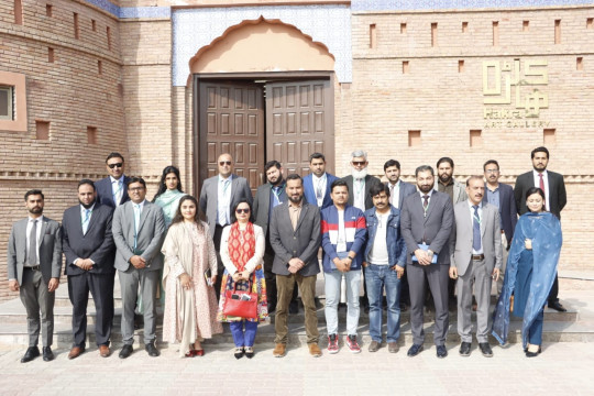 A delegation from the NIM, Islamabad organized for civil officers from various service groups visited the IUB