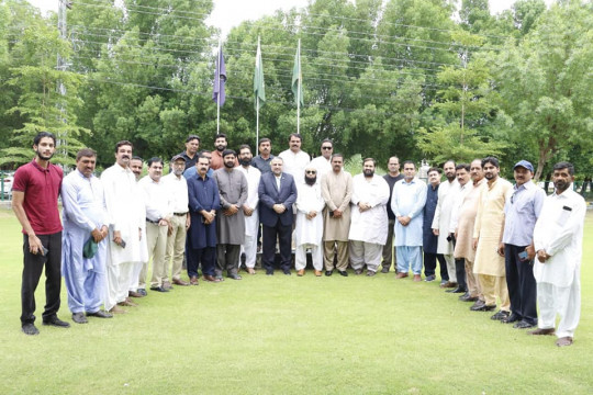 A delegation of journalists visited the Islamia University of Bahawalpur