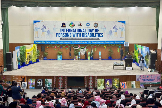 International Day of Persons with Disabilities 2025 celebration at the Islamia University Bahawalpur.