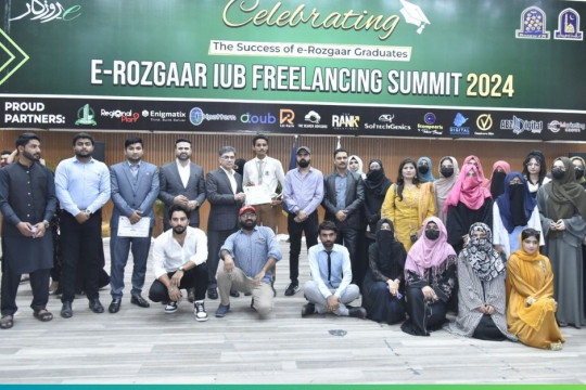 e-Rozgaar IUB Freelancing Summit 2024 organized at the Islamia University of Bahawalpur