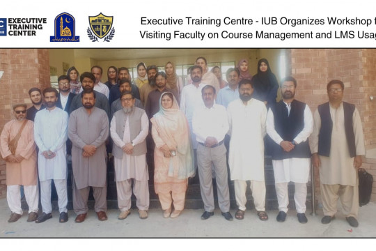 ETC, IUB successfully conducted a training workshop for visiting faculty members