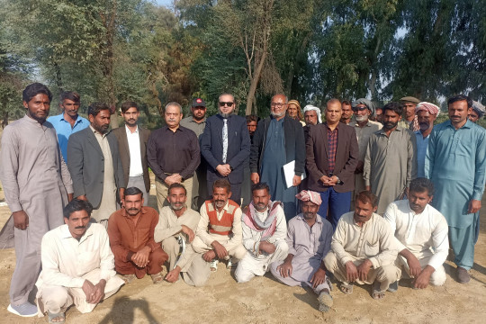 WVC Prof. Dr. Muhammad Kamran visited and reviewed the Farm Management Department at the Baghdad ul Jadeed Campus.