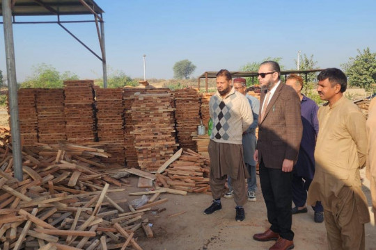 Worthy Vice Chancellor Prof. Dr. Muhammad Kamran visits IUB's Furniture Manufacturing Unit