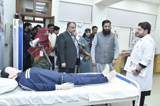 Honorable Governor Punjab and Chancellor visited Nursing College, BJC, IUB