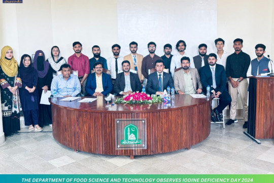 IUB organized an insightful seminar on Iodine Deficiency Day