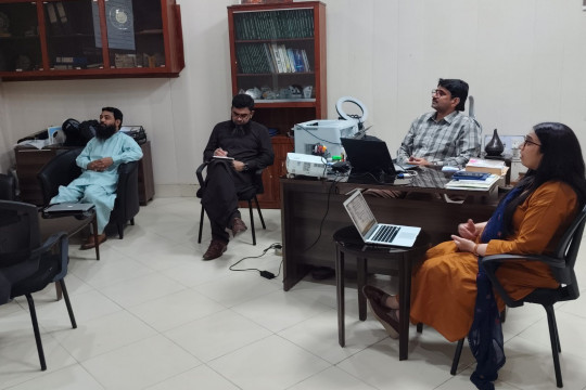Hands-on Training on Copyright Filing to IPO Pakistan Attended by ORIC Team of The Islamia University of Bahawalpur