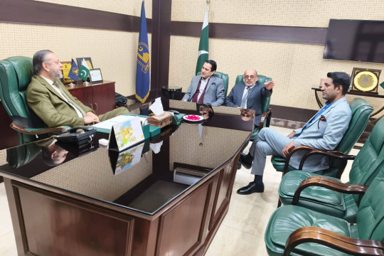 A delegation from the Legal Education Pakistan Bar Council met with VC Prof. Dr. Muhammad Kamran.