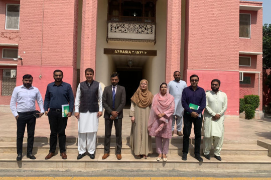 Officials of Punjab Educational Endowment Fund ,(PEEF) visited IUB