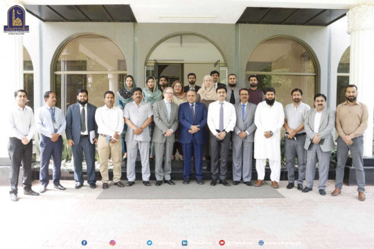 Principal Sadiq Public School Mr. David Dowdles visited the Islamia University of Bahawalpur