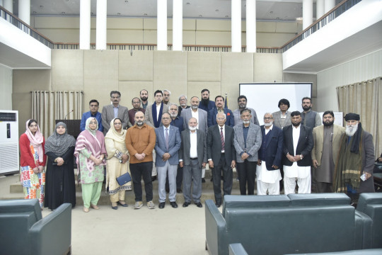 Condolences ceremony held in memory of the late Prof. Dr. Muhammad Shafiq Khan (former Vice Chancellor)