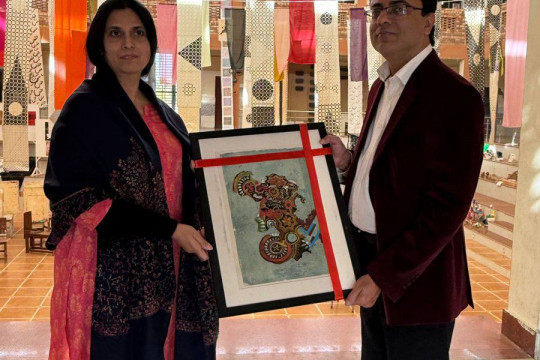 Radio Pakistan team visited Islamia University of Bahawalpur University College of Art and Design