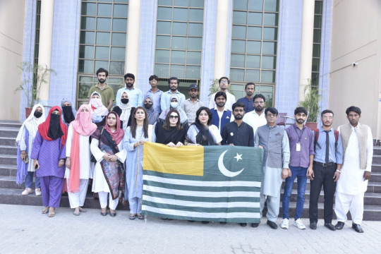 IUB organized seminar and walk regarding Kashmir Black Day 2024 at Baghdad-ul-Jadeed Campus