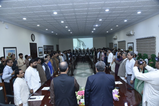 Seminar on 75th Independence Day-Diamond Jubilee of Pakistan held at the Islamia University of Bahawalpur