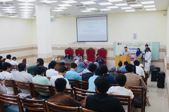 A seminar titled "Cultural Harmony as a Factor in Promoting Peace" was organized at IUB.