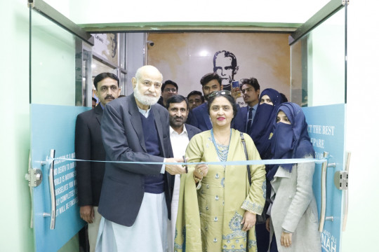 Inauguration of Jinnah Corner at Sir Sadiq Muhammad Khan Library, Baghdad-ul-Jadeed Campus, IUB