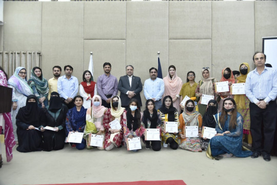Certificates/Shields Distribution Ceremony for organizing team of Sufi Night in BLCF 2022