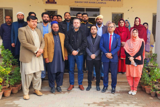 Worthy Vice Chancellor Prof. Dr. Muhammad Kamran visited IUB Rahim Yar Khan Campus