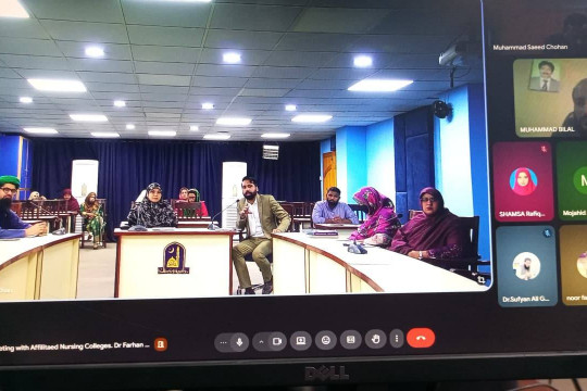 Successful Virtual Introductory Meeting Held with Principals of Nursing Institutes Affiliated with IUB