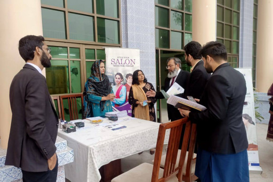 A campaign for the financial inclusion of women was held at the IUB Baghdad ul Jadeed campus