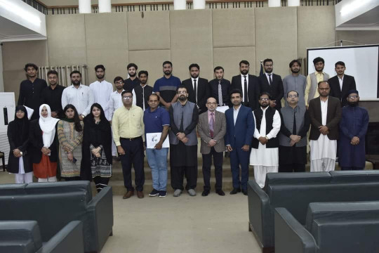 A one-day workshop was organized on the topic of Legal Research at Ghulam Muhammad Gothvi Hall, IUB