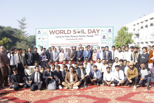 The Islamia University of Bahawalpur (IUB) marked World Soil Day 2024