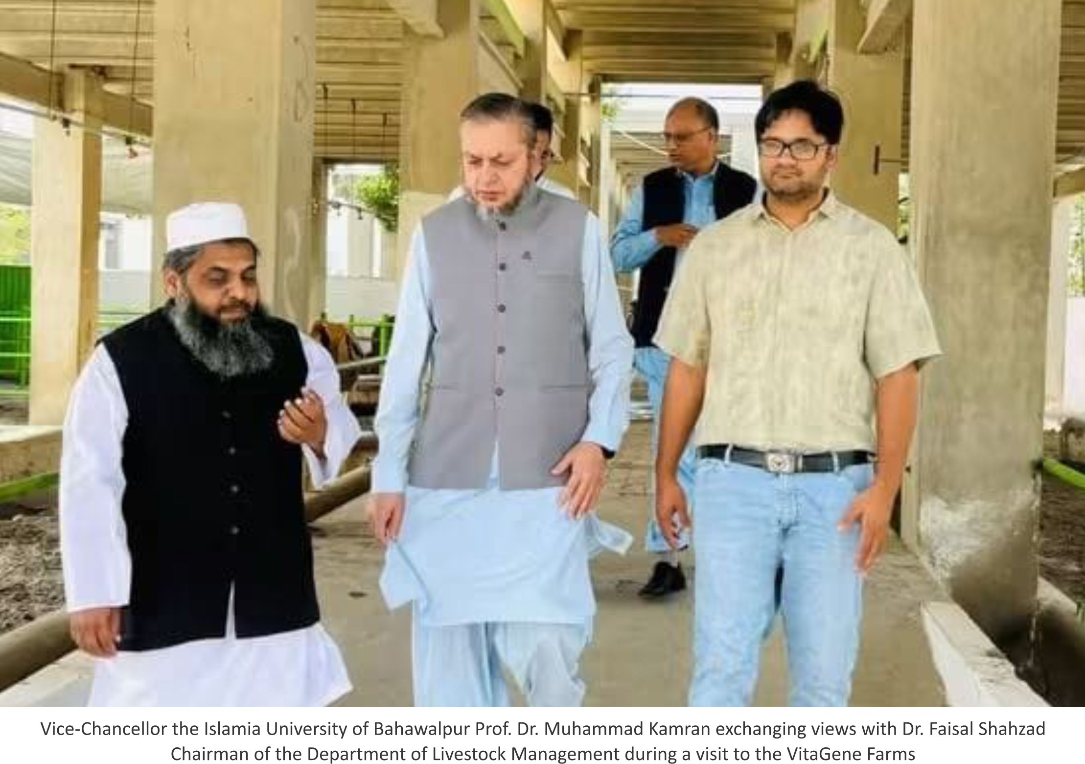 Vice Chancellor IUB Prof. Dr. Muhammad Kamran, visited VitaGene Farms