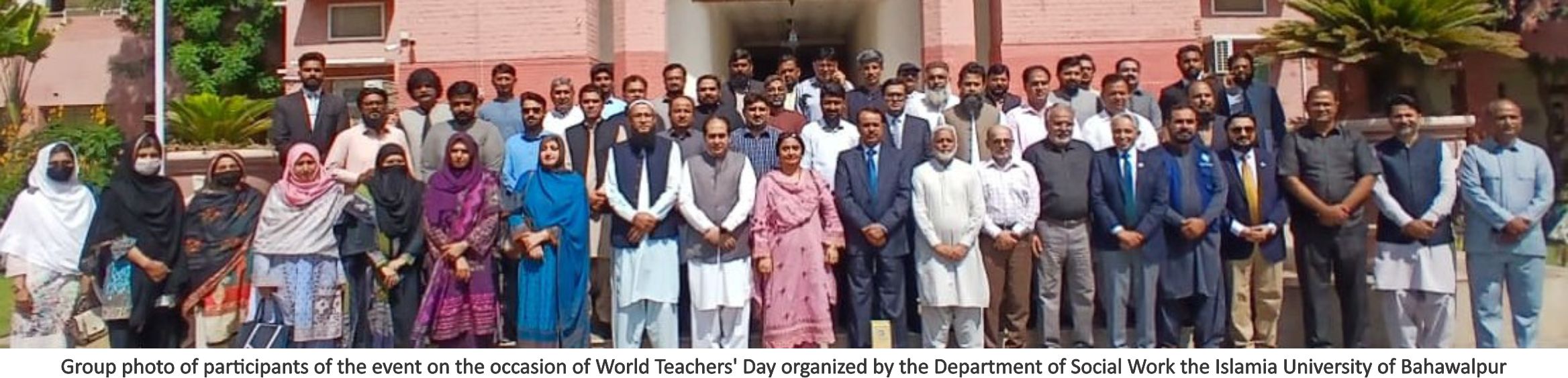Department of Social Work organized a event on occasion of World Teachers' Day