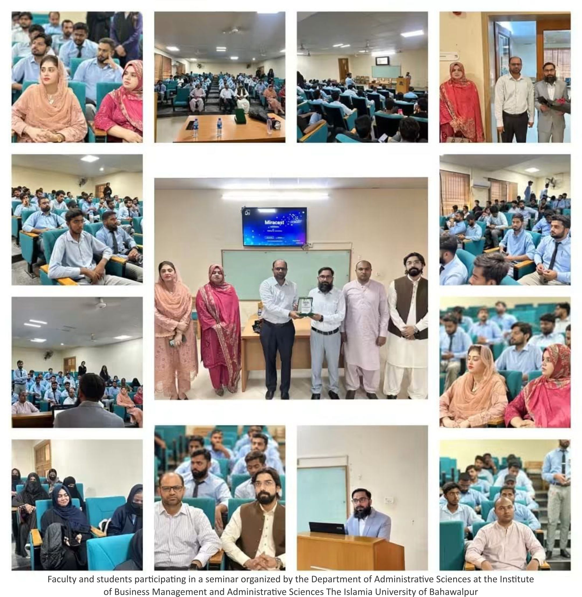 Department of Administrative Sciences, organized a seminar on Prudential Regulations for Financial Institutions