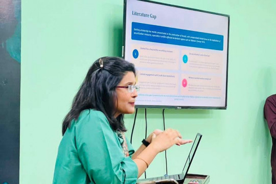 IUB Successfully Conducted the PhD Open Defence of Ms. Zahra Zafar