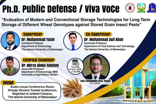 PhD open defense at Department of Entomology, IUB