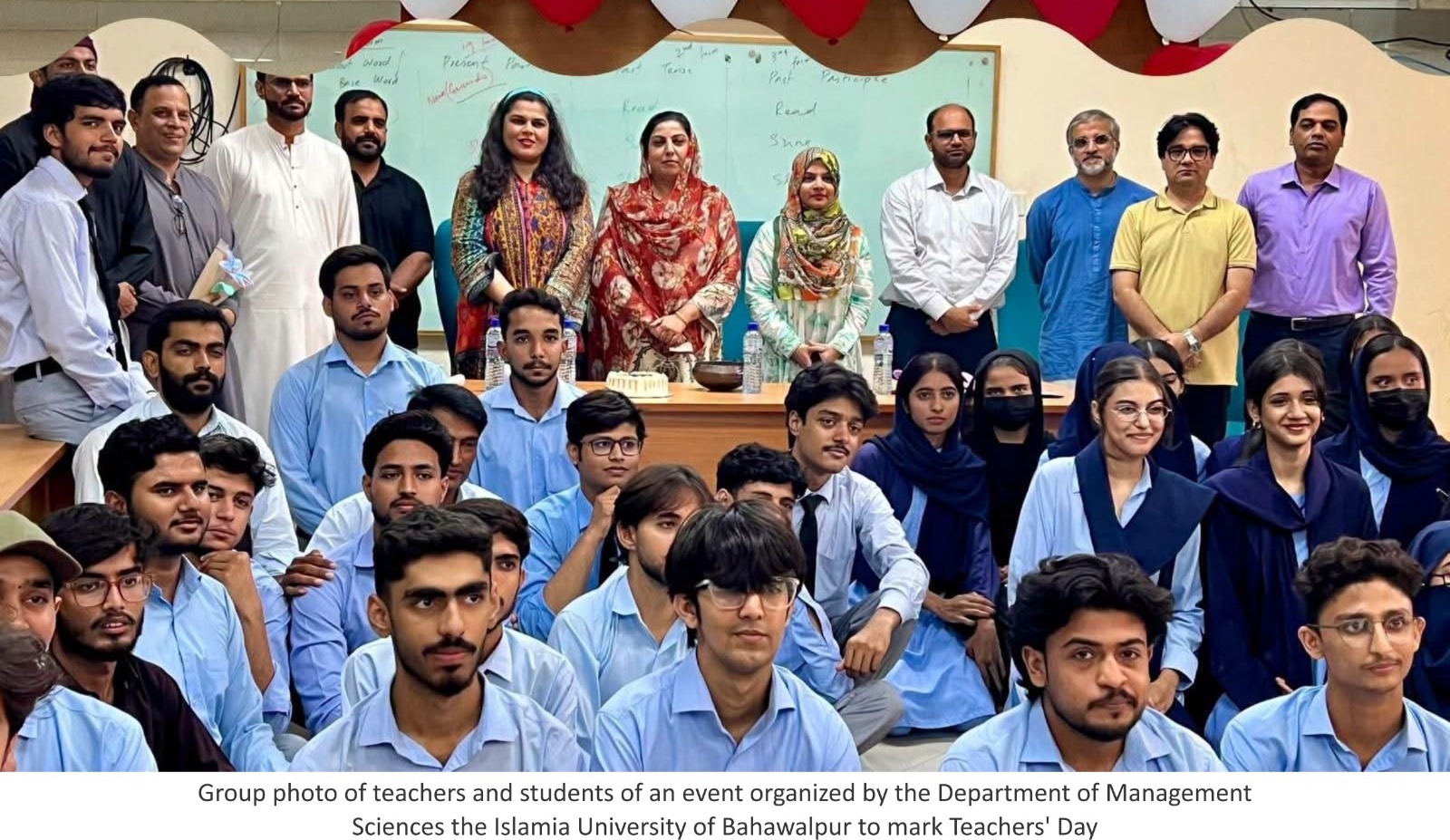 The Department of Management Sciences, IUB, celebrated Teachers' Day with their teachers