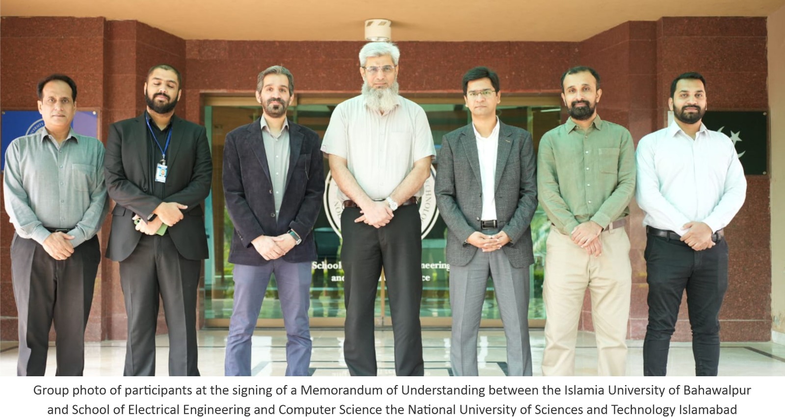 Dr. Shahab Ahmad Niazi and Engr. Shehryar Paracha from the Department of Electronic Engineering IUB