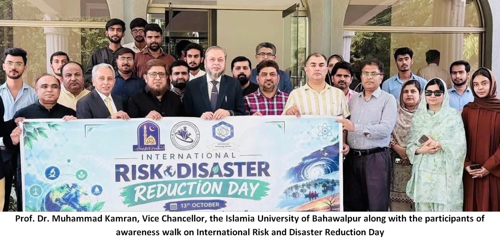 IUB Science and Technology Society organized an awareness walk on to mark the International Day for Disaster Risk