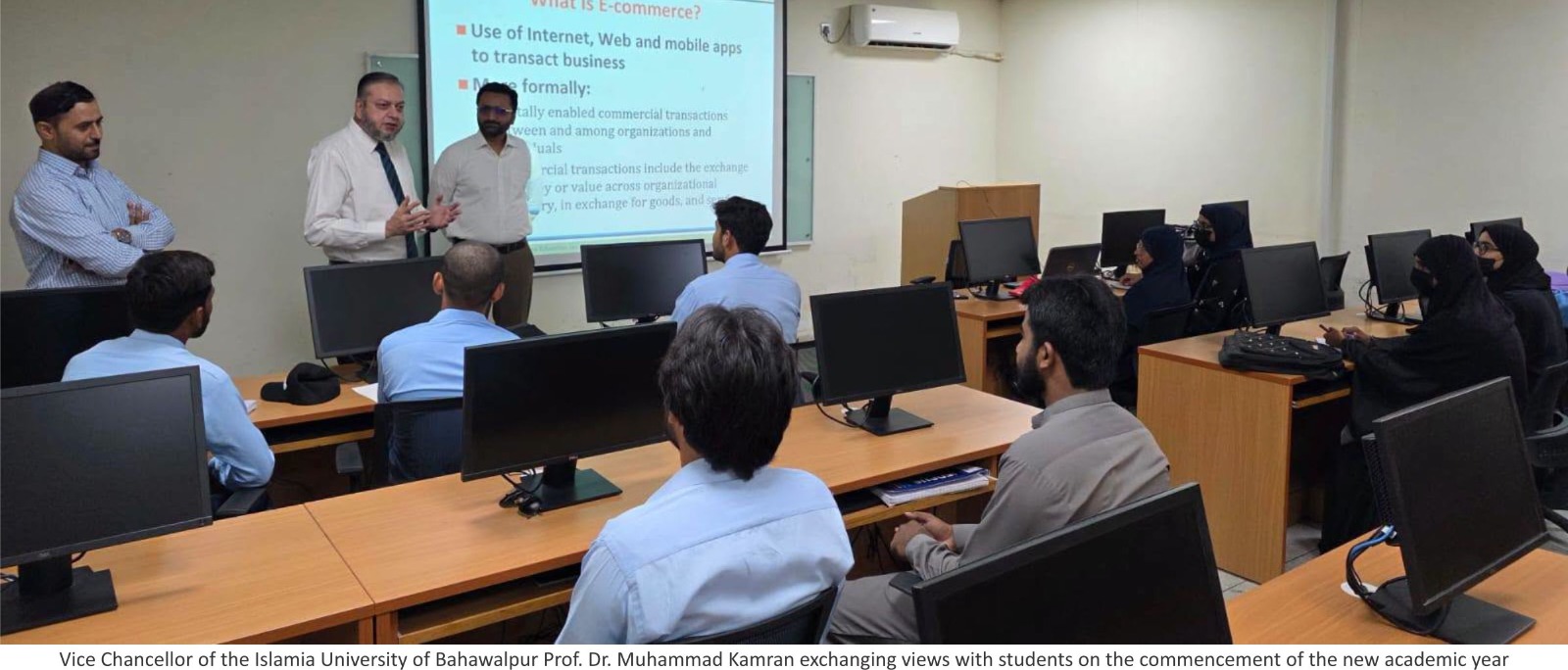 VC IUB Conducted a Comprehensive Tour of Various Faculties and Teaching Departments at BJC