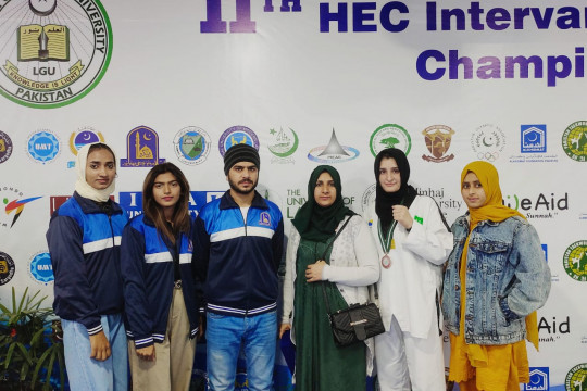 IUB student won Bronze Medal in All Pakistan Inter-University Women Taekwondo Championship