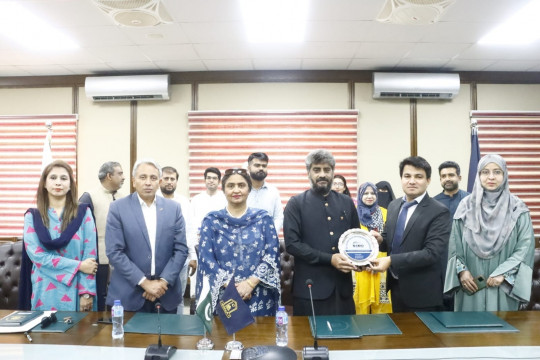 MoU signing ceremony between the Islamia University Bahawalpur and Sustainable Social Development Organization (SSDO)