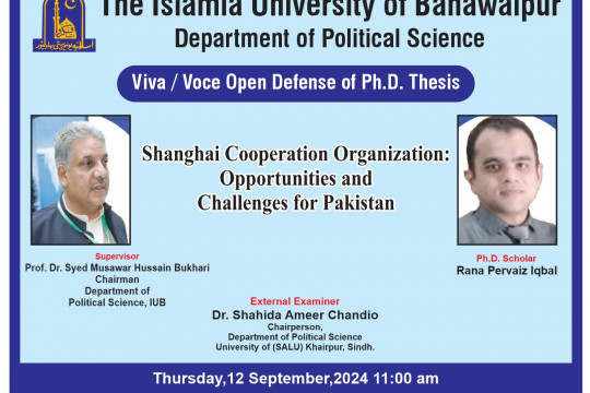 PhD open defense at the Department of Political Science, IUB