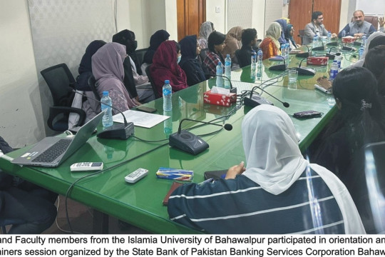 Students of the Islamia University of Bahawalpur Participate in SBP Student Ambassadors Program Orientation