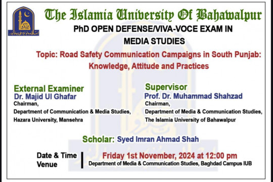 PhD open defense at the Department of Media & Communication Studies, IUB