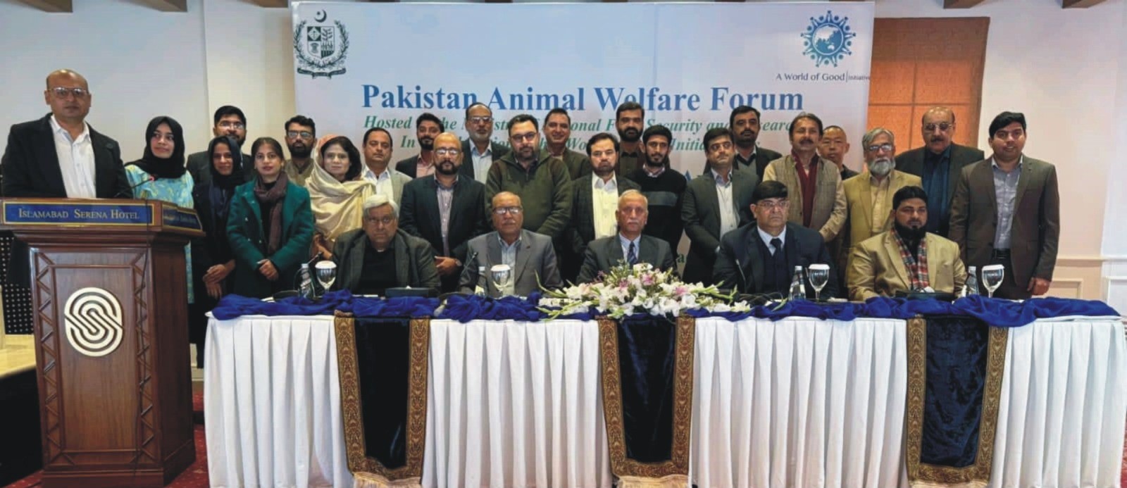 Prof. Dr. Khalid Mansoor and Dr. Musadiq Idris from IUB participated in the first Pakistan Animal Welfare Forum